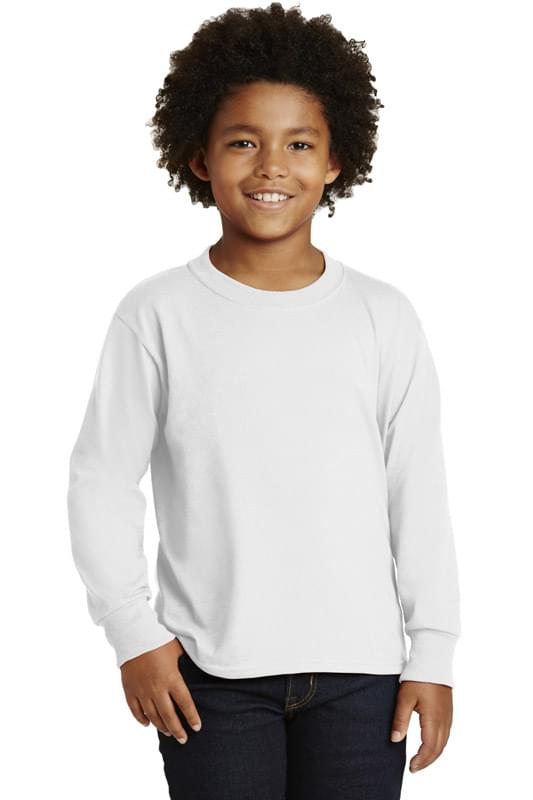 JERZEES &#174;  Youth Dri-Power &#174;   Active 50/50 Cotton/Poly Long Sleeve T-Shirt. 29BL