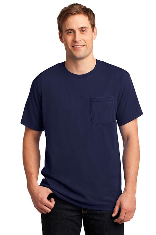 JERZEES &#174;  -  Dri-Power &#174;  Active 50/50 Cotton/Poly Pocket T-Shirt.  29MP