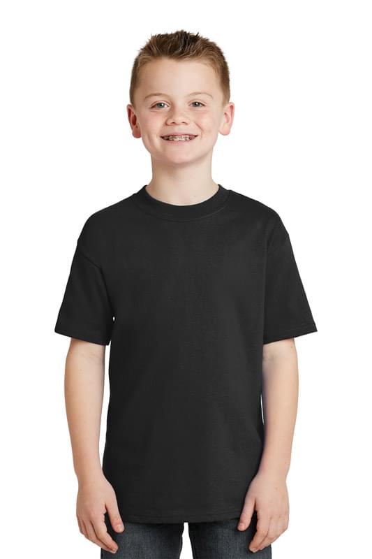 Hanes &#174;   -  Youth Beefy-T &#174;  100% Cotton T-Shirt.  5380