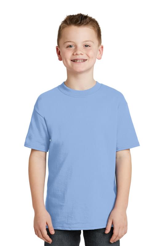 Hanes &#174;   -  Youth Beefy-T &#174;  100% Cotton T-Shirt.  5380