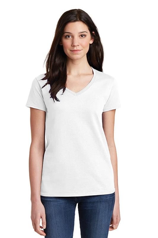 Gildan &#174;  Ladies Heavy Cotton &#153;  100% Cotton V-Neck T-Shirt. 5V00L
