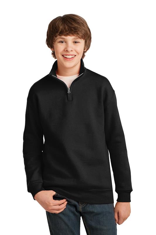 JERZEES &#174;  Youth NuBlend &#174;  1/4-Zip Cadet Collar Sweatshirt. 995Y