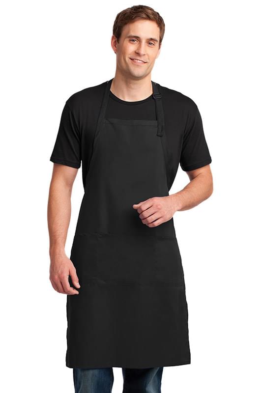 Port Authority &#174;  Easy Care Extra Long Bib Apron with Stain Release. A700