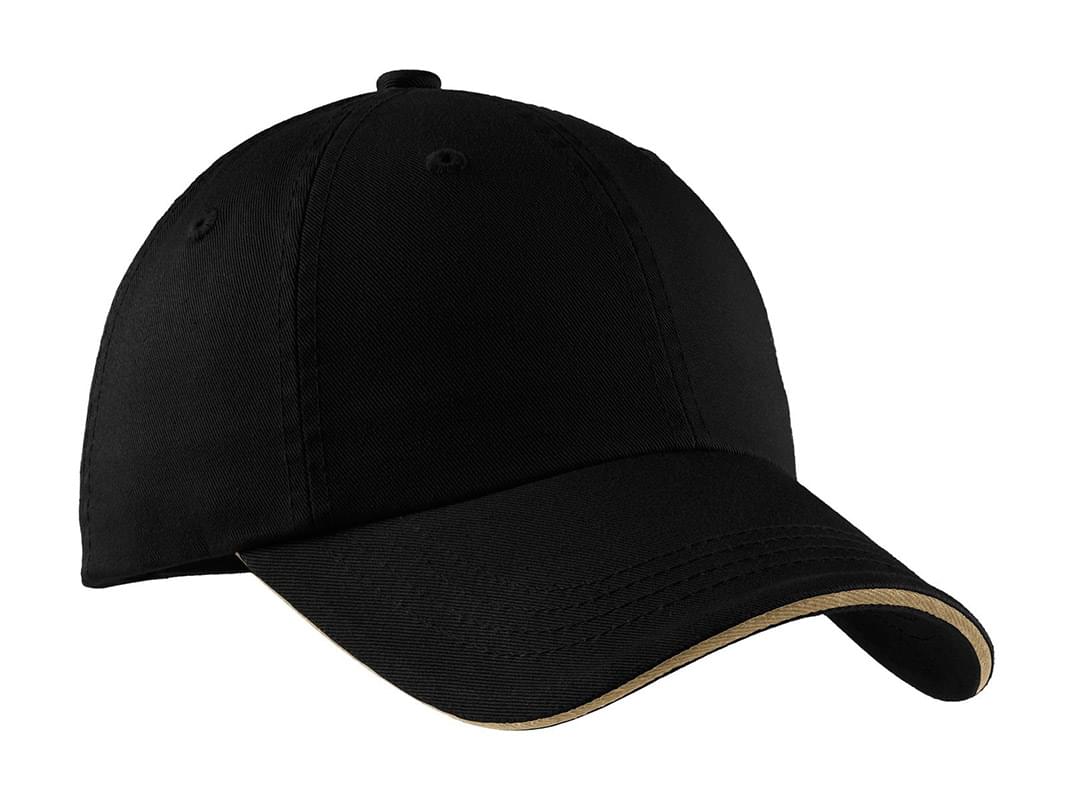 Port Authority &#174;  Sandwich Bill Cap with Striped Closure.  C830