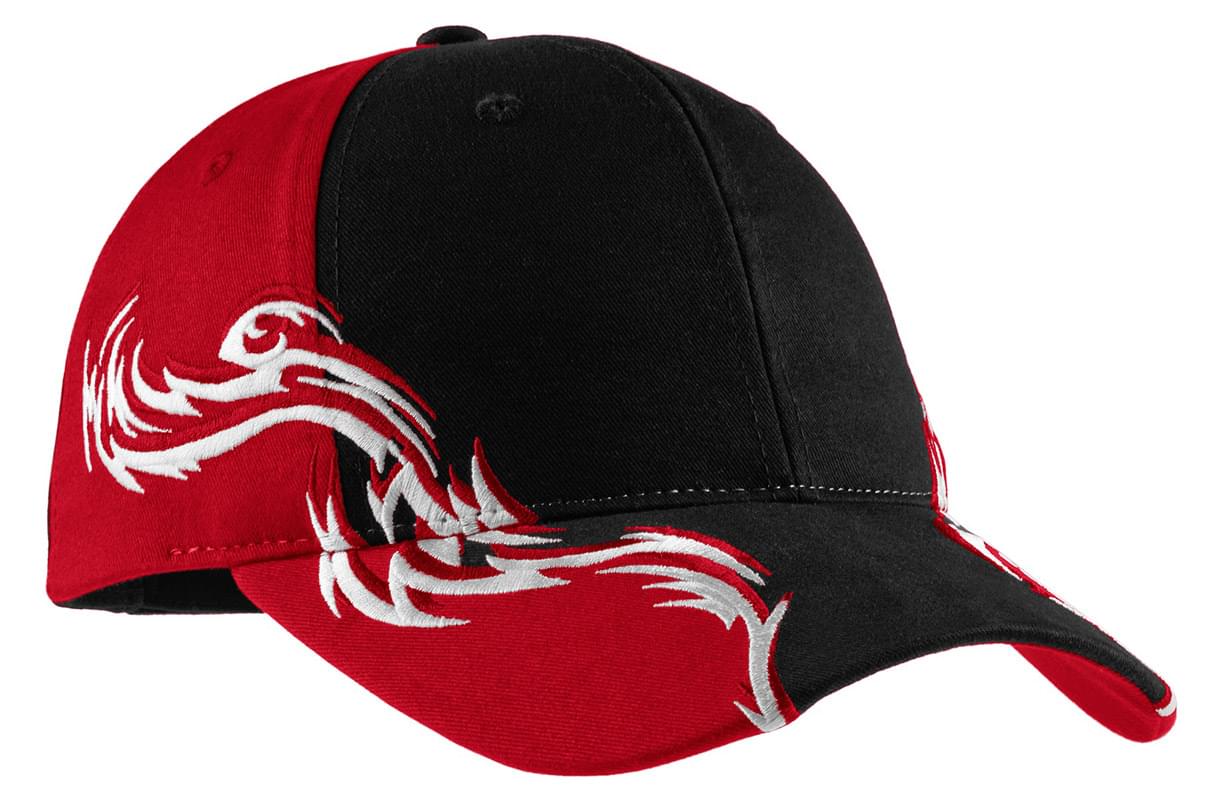 Port Authority &#174;  Colorblock Racing Cap with Flames.  C859