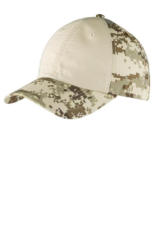 Port Authority &#174;  Colorblock Digital Ripstop Camouflage Cap. C926