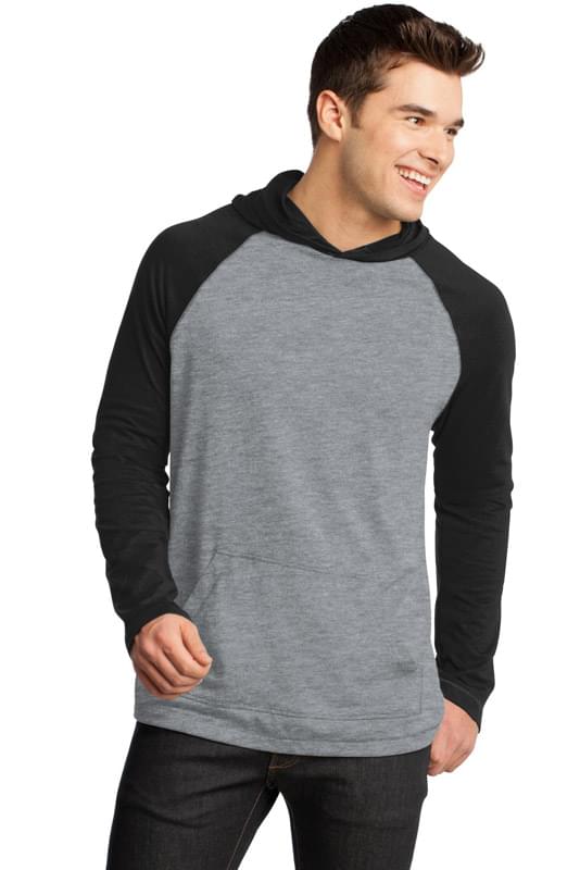 District &#174;  - Young Mens 50/50 Raglan Hoodie. DT128