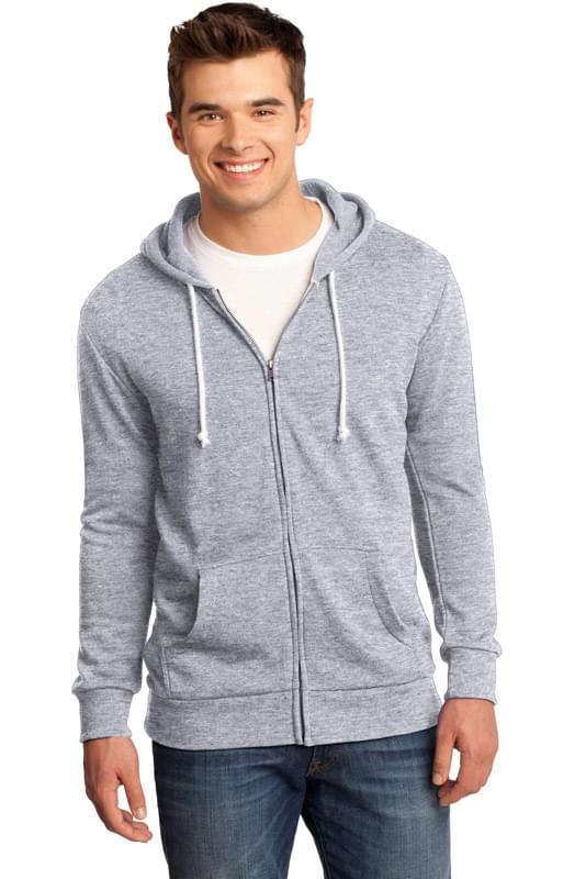 District &#174;  - Young Mens Core Fleece Full-Zip Hoodie DT190