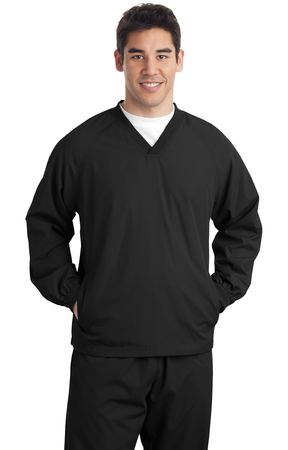 Sport-Tek &#174;  Tall V-Neck Raglan Wind Shirt. TJST72