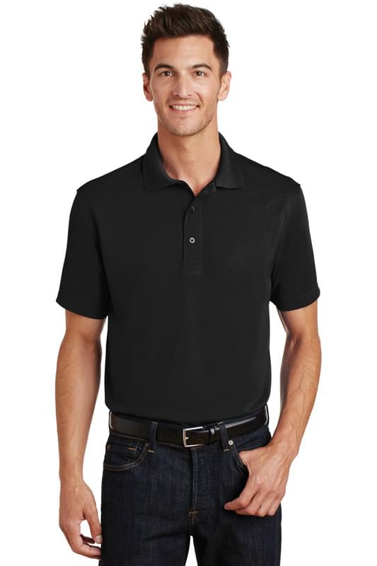 Port Authority &#174;  Poly-Charcoal Blend Pique Polo. K497