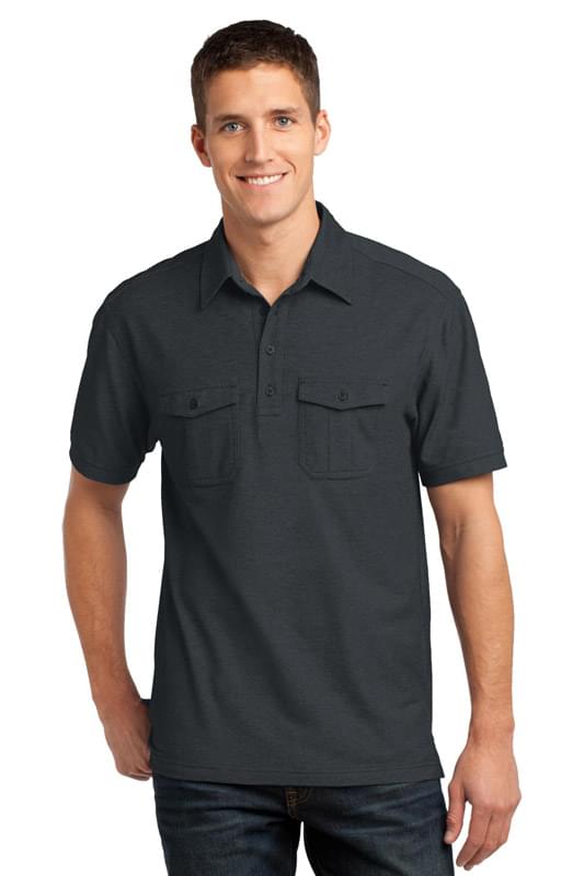 Port Authority &#174;  Oxford Pique Double Pocket Polo. K557