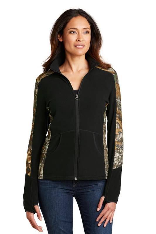 Port Authority &#174;  Ladies Camouflage Microfleece Full-Zip Jacket. L230C