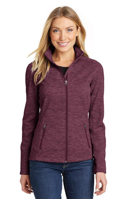 Port Authority &#174;  Ladies Digi Stripe Fleece Jacket. L231