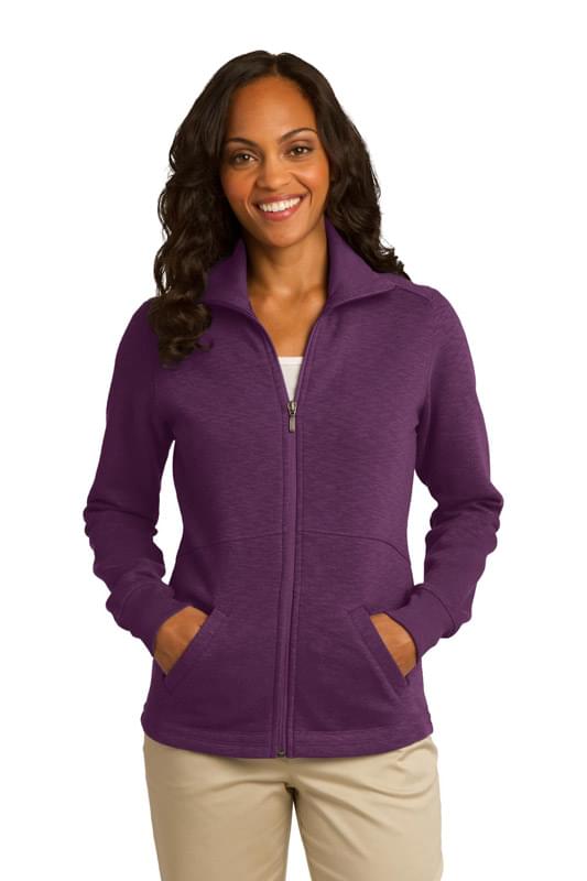 Port Authority &#174;  Ladies Slub Fleece Full-Zip Jacket. L293