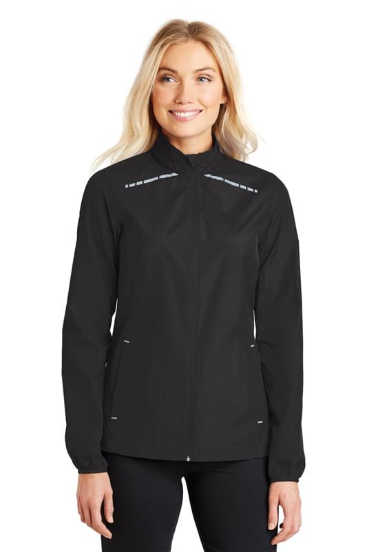 Port Authority &#174;  Ladies Zephyr Reflective Hit Full-Zip Jacket. L345