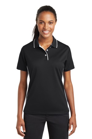 Sport-Tek &#174;  Ladies Dri-Mesh &#174;  Polo with Tipped Collar and Piping.  L467