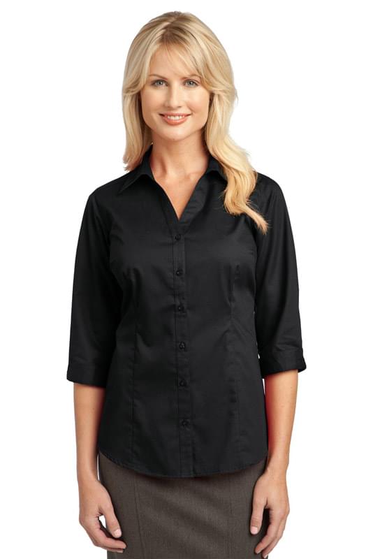  IMPROVED  Port Authority &#174;  Ladies 3/4-Sleeve Blouse. L6290