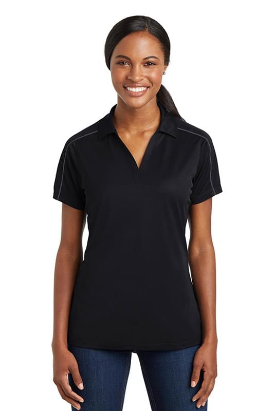 Sport-Tek &#174;  Ladies Micropique Sport-Wick &#174;  Piped Polo. LST653