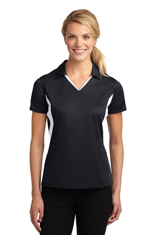 Sport-Tek &#174;  Ladies Side Blocked Micropique Sport-Wick &#174;  Polo. LST655