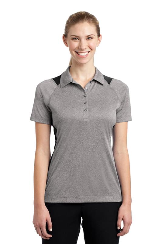 Sport-Tek &#174;  Ladies Heather Colorblock Contender &#153;  Polo. LST665