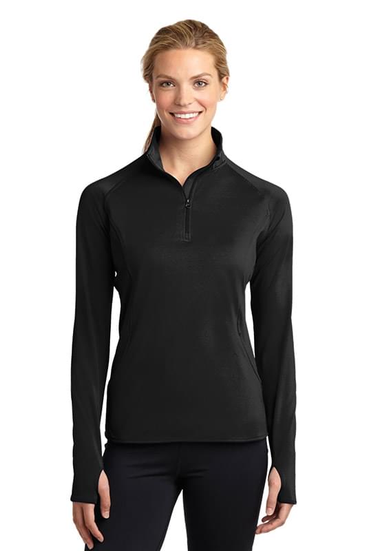 Sport-Tek &#174;  Ladies Sport-Wick &#174;  Stretch 1/2-Zip Pullover. LST850