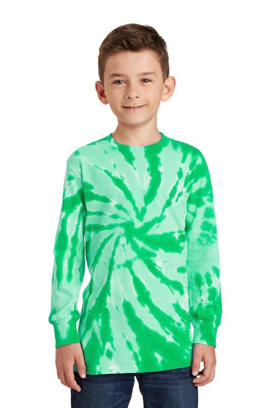 Port & Company ® Youth Tie-Dye Long Sleeve Tee. PC147YLS