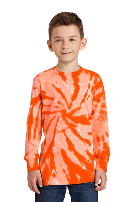 Port & Company ® Youth Tie-Dye Long Sleeve Tee. PC147YLS