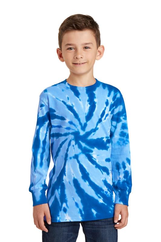 Port & Company ® Youth Tie-Dye Long Sleeve Tee. PC147YLS