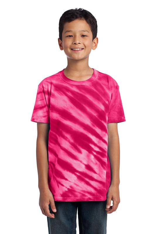 Port & Company ® - Youth Tiger Stripe Tie-Dye Tee. PC148Y