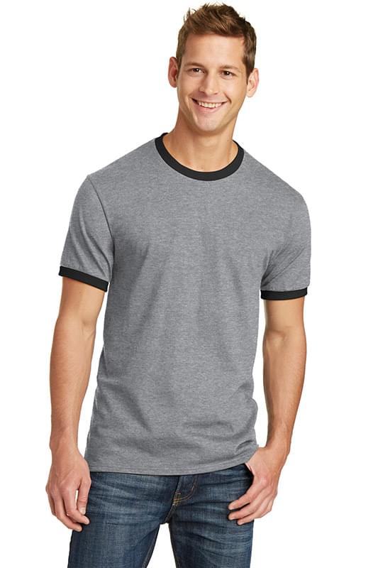 Port & Company &#174;  Core Cotton Ringer Tee.  PC54R