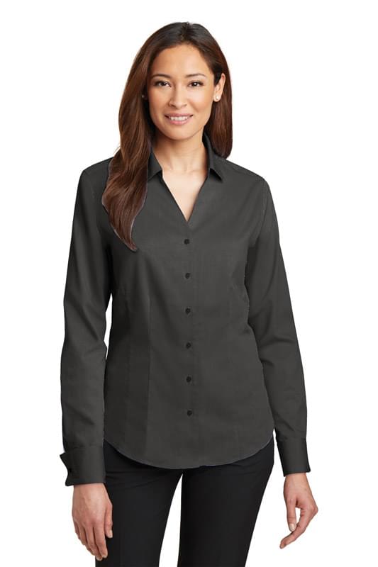 Red House &#174;  - Ladies French Cuff Non-Iron Pinpoint Oxford Shirt. RH63