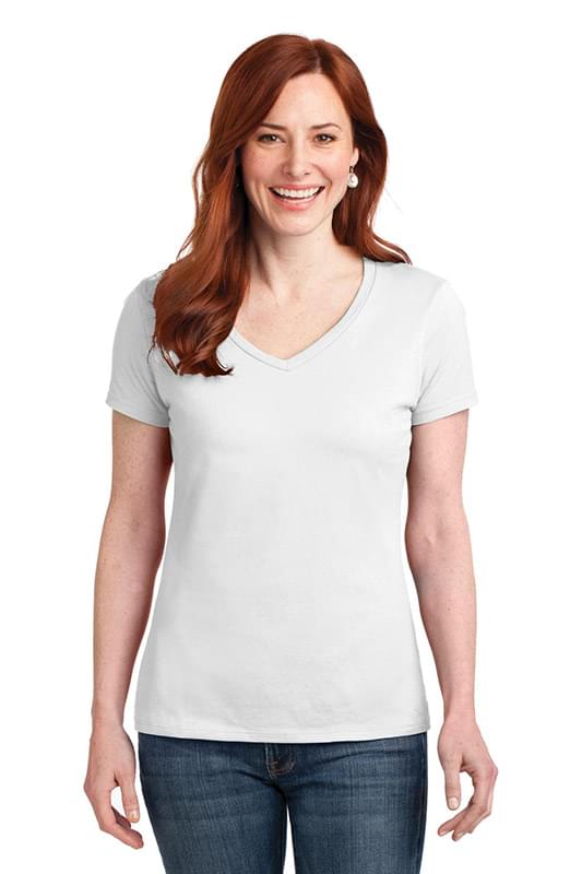 Hanes &#174;  Ladies Nano-T &#174;  Cotton V-Neck T-Shirt. S04V