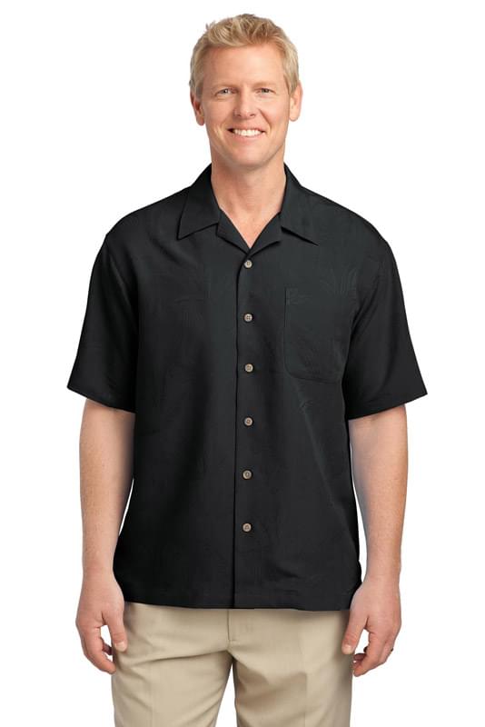 Port Authority &#174;  Patterned Easy Care Camp Shirt. S536