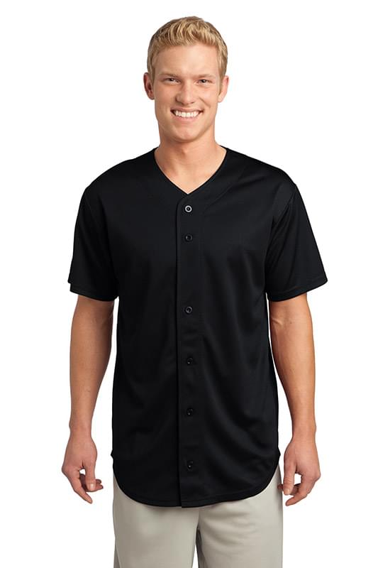 Sport-Tek &#174;  PosiCharge &#174;  Tough Mesh Full-Button Jersey. ST220