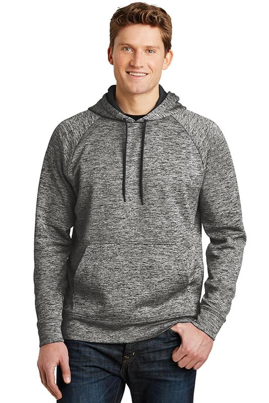 Sport-Tek &#174;  PosiCharge &#174;  Electric Heather Fleece Hooded Pullover. ST225