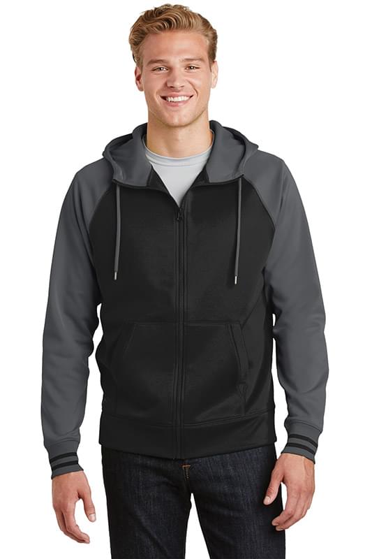 Sport-Tek &#174;  Sport-Wick &#174;  Varsity Fleece Full-Zip Hooded Jacket. ST236