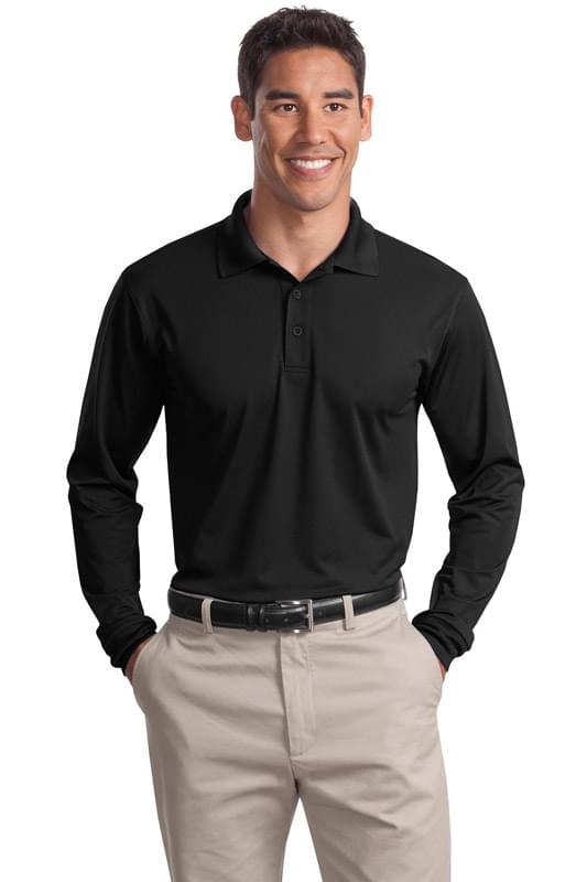 Sport-Tek &#174;  Long Sleeve Micropique Sport-Wick &#174;  Polo. ST657