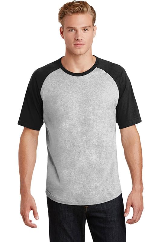 Sport-Tek &#174;  Short Sleeve Colorblock Raglan Jersey. T201