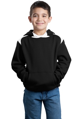 Sport-Tek &#174;  Youth Pullover Hooded Sweatshirt with Contrast Color. Y264