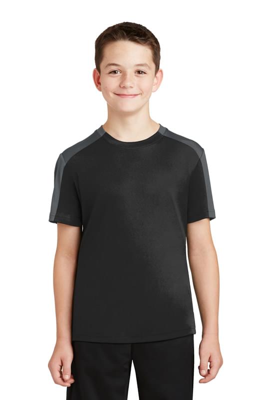 Sport-Tek &#174;  Youth PosiCharge &#174;  Competitor &#153;  Sleeve-Blocked Tee. YST354