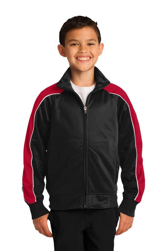 Sport-Tek &#174;  Youth Piped Tricot Track Jacket. YST92