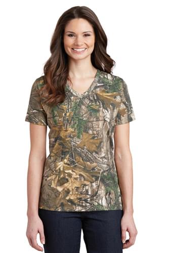 Russell Outdoors &#153;  Realtree &#174;  Ladies 100% Cotton V-Neck T-Shirt. LRO54V
