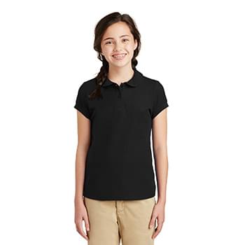 Port Authority &#174;  Girls Silk Touch &#153;  Peter Pan Collar Polo. YG503